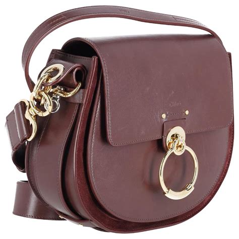 chloe tess burgundy|Chloé Luxury Designer Tess Bags .